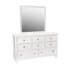 New Classic 02-044W-DM New Classic 02-044W-DM Tamarack - Dresser & Mirror Combo - White