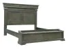 Pulaski Furniture P413-BR-K6 Madison Ridge - California King Bed With Chest Footboard - Natural Bark