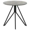 Coaster Fine Furniture 736178-S2 Hadi - 2 Piece Round Smarttop Coffee And End Table Set - Cement
