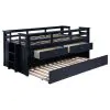 Coaster Fine Furniture 401980T Carlsbad - Wood Twin Captains Bed With Trundle - Navy Blue