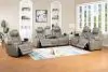 New Classic L3183A-25-LGY New Classic L3183A-25-LGY Breckenridge II - Console Loveseat With Dual Recliners - Light Gray