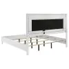 Coaster Fine Furniture 215791KEB3 Cassia - King Side Rails, Box 3 of 3 - White High Gloss