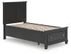 Ashley Furniture B687B21 Ashley Furniture B687B21 Lanolee - Twin Panel Storage Bed - Black