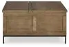 Ashley Furniture T686-9 Torlanta - Lift Top Cocktail Table - Brown