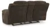 Ashley Furniture 3740794 Frohn - Dbl Reclining Loveseat With Console - Chocolate