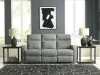 Ashley Furniture PC4220488 Gauntlet - Reclining Sofa - Sterling