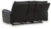 Ashley Furniture PCU1170094 Glossmore - Reclining Loveseat With Console - Black