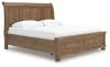 Ashley Furniture PCB779B8 Ashley Furniture PCB779B8 Feddinger - King Storage Sleigh Bed - Medium Brown