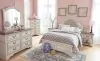 Ashley Furniture B743B14 Realyn - Full Panel Bed - Chipped White