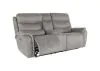 New Classic U092-25P2-GRY Kamari - Console Loveseat With Power Headrest & Footrest - Gray