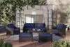 New Classic G807C-19S Skye - Ottomans (Set of 2) - Blue