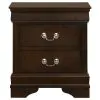CoasterEveryday 202411Q-S5 Louis Philippe - 5 Piece Queen Bedroom Set - Cappuccino