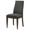 CoasterEssence 115272 Wes - Upholstered Dining Side Chair (Set of 2) - Dark Walnut