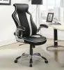 CoasterEssence 800048 Dustin - Upholstered Adjustable Home Office Desk Chair - Black