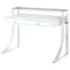CoasterEssence 802141 Gemma - 2-Drawer Writing Desk - White High Gloss