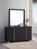 Coaster Fine Furniture 222833M Marceline - 6-Drawer Dresser With Mirror - Black