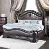 Furniture of America CM7859EK-BED Arcturus - Eastern King Bed - Brown Cherry