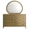 Coaster Fine Furniture 224923M Granada - 8-Drawer Dresser And Mirror - Natural Pine