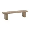 Intercon NS-CH-7015B-WSN-C Nash - Backless Bench - Weathered Sand