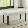 New Classic D422-21-STN Carissa - Dining Bench - Stone