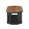 New Classic T3772-3P Decker - 3 Piece Occasional Set (1 Coffee & 2 End Tables) - Brown / Black