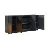 Liberty Furniture 2231-AC1000 Fiore - 4 Door Accent Cabinet - Satin Espresso