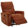 Coaster Fine Furniture 609576 Navarro - Chenille Upholstered Glider Recliner - Burnt Orange