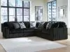 Ashley Furniture 98103S26 Ashley Furniture 98103S26 Midnight-Madness - 5-Piece Sectional - Onyx