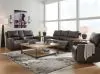 Ashley Furniture U13100/87/96/98 Ashley Furniture U13100/87/96/98 Boxmere - 3 Pc. - Power Reclining Sofa, Power Reclining Loveseat With Console, Power Rocker Recliner - Storm