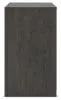Ashley Furniture PCB3370-92 Fraluna - Two Drawer Night Stand - Charcoal