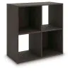 Ashley Furniture EA5514-2X2 Ashley Furniture EA5514-2X2 Piperton - Four Cube Organizer - Charcoal
