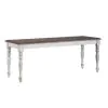 Liberty Furniture 303W-C9000B Ocean Isle - Bench - Antique White
