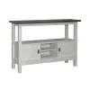 Liberty Furniture 182-SB5236 Brook Bay - Sideboard - Textured White / Carbon Gray