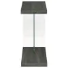 CoasterEveryday 902916 Colby - Engineered Wood C-Shaped Side Table - Weathered Gray