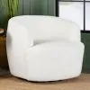 CoasterElevations 905726 Hudson - Faux Sheepskin Upholstered Swivel Chair - Natural