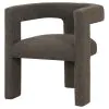 Coaster Fine Furniture 902880 Petra - Boucle Upholstered Accent Side Chair - Chocolate Brown