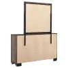 CoasterEveryday 204193M Kauffman - 6-Drawer Dresser With Mirror - Washed Taupe