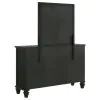 CoasterEssence 201323M Sandy Beach - 11-Drawer Dresser With Mirror - Black