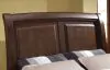 Furniture of America CM7383EK-BED Litchville - Eastern King Bed - Brown Cherry