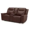 Liberty Furniture 7001CG-22P Avery - Loveseat With Console P2 - Cognac