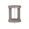 Liberty Furniture 754-OT1021 Liberty Furniture 754-OT1021 Harlow - Chairside Table - Sandstone & Satin Nickel