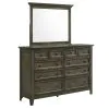 Intercon SM-BR-8891-GRY-C San Mateo - Dresser Mirror - Gray