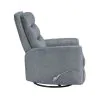 New Classic U2518-14-FGY New Classic U2518-14-FGY Takami - Swivel Recliner - Granite Poly