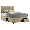Coaster Fine Furniture 316010FB1 Wheatland - Full Headboard, Drawers & Slats, Box 1 of 2 - Light Brown