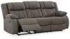 Ashley Furniture 68804/88/86 Ashley Furniture 68804/88/86 First Base - 2 Pc. - Reclining Sofa, Reclining Loveseat - Gunmetal