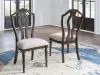 Ashley Furniture D764-01 Lavinton - Dining Upholstered Side Chair (Set of 2) - Tan / Brown