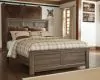 Ashley Furniture B251B6 Ashley Furniture B251B6 Juararo - Queen Panel Bed - Dark Brown