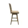 Intercon BS-BS-375W-NAT-K24 Intercon BS-BS-375W-NAT-K24 Wooden Barstool With X Back - Natural