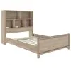 Samuel Lawrence Furniture S496-YBR-14 River Creek - Full Bed with Bookcase Headboard - River Birch Brown