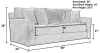 Jackson Furniture Industries 329104-1806/58-2642/28 Jackson Furniture Industries 329104-1806/58-2642/28 Midwood - Queen Sleeper - Smoke